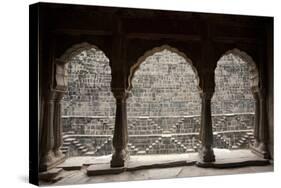 The Giant Step Well of Abhaneri in Rajasthan State in India-OSTILL-Stretched Canvas