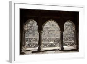 The Giant Step Well of Abhaneri in Rajasthan State in India-OSTILL-Framed Photographic Print