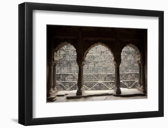 The Giant Step Well of Abhaneri in Rajasthan State in India-OSTILL-Framed Photographic Print