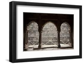 The Giant Step Well of Abhaneri in Rajasthan State in India-OSTILL-Framed Photographic Print