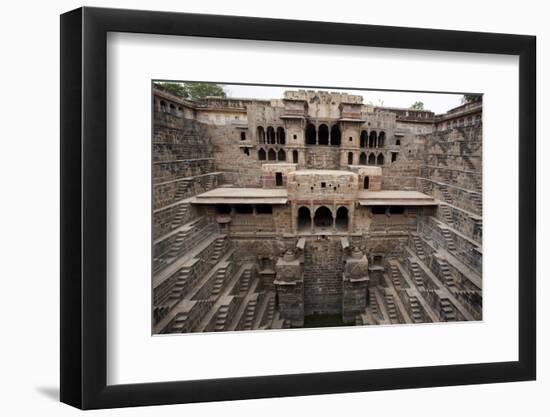 The Giant Step Well of Abhaneri in Rajasthan State in India-OSTILL-Framed Photographic Print