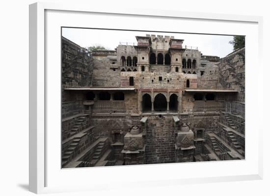The Giant Step Well of Abhaneri in Rajasthan State in India-OSTILL-Framed Photographic Print