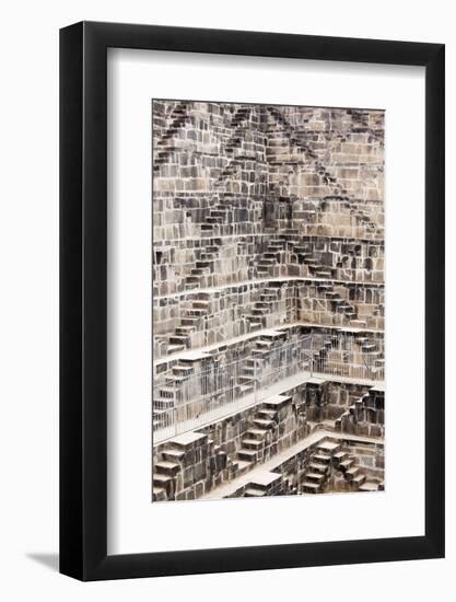 The Giant Step Well of Abhaneri in Rajasthan State in India-OSTILL-Framed Photographic Print