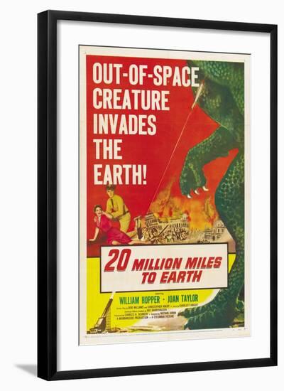 The Giant Ymir, 1957, "20 Million Miles To Earth" Directed by Nathan Juran-null-Framed Giclee Print