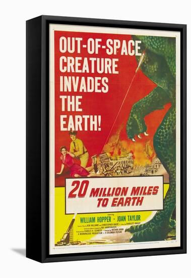 The Giant Ymir, 1957, "20 Million Miles To Earth" Directed by Nathan Juran-null-Framed Stretched Canvas