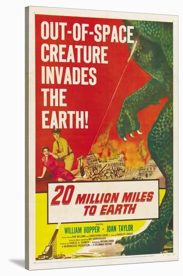 The Giant Ymir, 1957, "20 Million Miles To Earth" Directed by Nathan Juran-null-Stretched Canvas