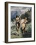 The Giants Bore Freia away, from 'The Stories of Wagner's Operas' by J. Walker McSpadden-Ferdinand Leeke-Framed Giclee Print