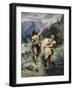 The Giants Bore Freia away, from 'The Stories of Wagner's Operas' by J. Walker McSpadden-Ferdinand Leeke-Framed Giclee Print