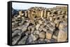 The Giants Causeway, County Antrim, Ulster, Northern Ireland, United Kingdom-Michael Runkel-Framed Stretched Canvas