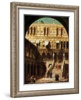 The Giants' Steps, Venice, 1765-Canaletto-Framed Giclee Print