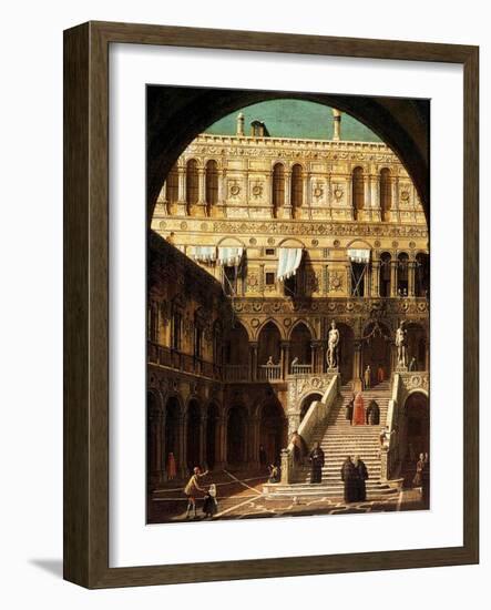 The Giants' Steps, Venice, 1765-Canaletto-Framed Giclee Print