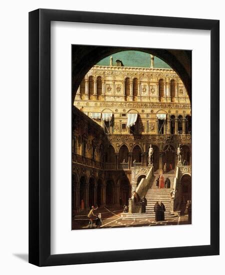 The Giants' Steps, Venice, 1765-Canaletto-Framed Giclee Print