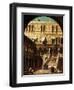 The Giants' Steps, Venice, 1765-Canaletto-Framed Giclee Print