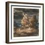 The Giaour (A Turkish Tale) C.1822–23 (W/C over Graphite)-Theodore Gericault-Framed Giclee Print