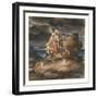 The Giaour (A Turkish Tale) C.1822–23 (W/C over Graphite)-Theodore Gericault-Framed Giclee Print