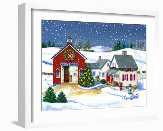 The Gibson Barn-Geraldine Aikman-Framed Giclee Print