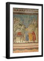 The Gift of the Mantle-Giotto di Bondone-Framed Giclee Print