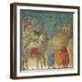 The Gift of the Mantle-Giotto di Bondone-Framed Giclee Print