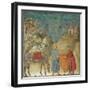 The Gift of the Mantle-Giotto di Bondone-Framed Giclee Print