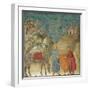 The Gift of the Mantle-Giotto di Bondone-Framed Giclee Print