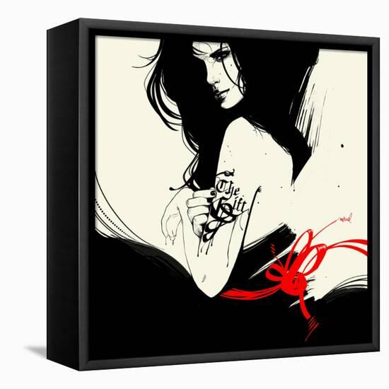 The Gift-Manuel Rebollo-Framed Stretched Canvas