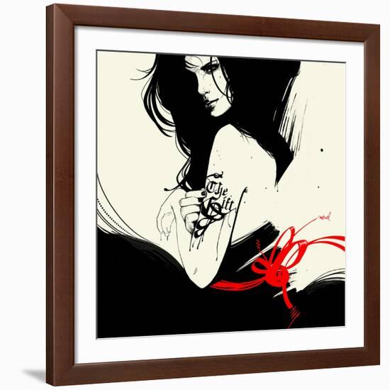 The Gift-Manuel Rebollo-Framed Art Print