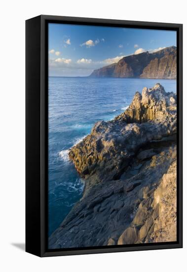 The "Gigantes", Sea Cliffs in the South of Tenerife, Canary Islands, Spain, December 2008-Relanzón-Framed Stretched Canvas