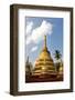 The Gilded Stupas of Wat In, Kengtung (Kyaingtong), Shan State, Myanmar (Burma), Asia-Lee Frost-Framed Photographic Print