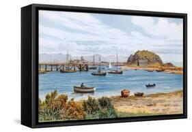 The Gimlet Rock, Pwllheli-Alfred Robert Quinton-Framed Stretched Canvas