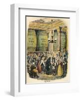 The Gin Palace, C1900-George Cruikshank-Framed Giclee Print