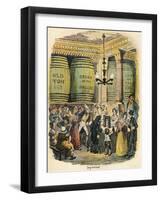 The Gin Palace, C1900-George Cruikshank-Framed Giclee Print