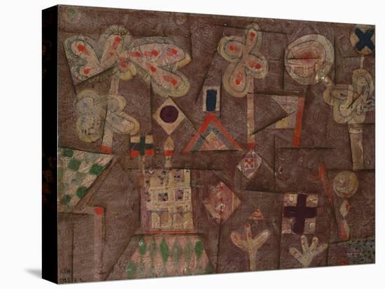 The Gingerbread House; Lebkuchen Bild-Paul Klee-Stretched Canvas