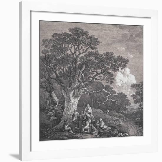 The Gipsies, C.1754-Thomas Gainsborough and Joseph Wood-Framed Giclee Print