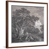 The Gipsies, C.1754-Thomas Gainsborough and Joseph Wood-Framed Giclee Print