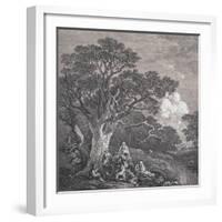 The Gipsies, C.1754-Thomas Gainsborough and Joseph Wood-Framed Giclee Print