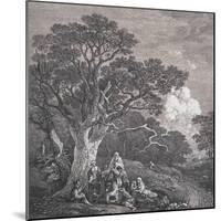 The Gipsies, C.1754-Thomas Gainsborough and Joseph Wood-Mounted Giclee Print