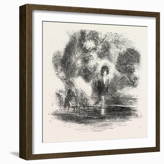 The Gipsy Child, 1860-null-Framed Giclee Print