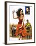 The Gipsy Girl Who Conquered the World, Carmen, Illustration from 'The Music-Makers', 1982-Payne-Framed Giclee Print