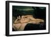 The Gipsy Muse, Spanish School-Julio Romero de Torres-Framed Giclee Print