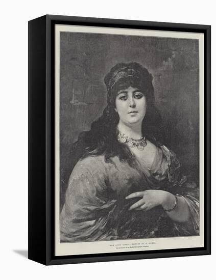 The Gipsy Queen-Nathaniel Sichel-Framed Stretched Canvas