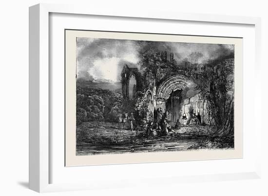 The Gipsy's Home-George Haydock Dodgson-Framed Giclee Print