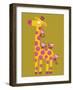 The Giraffe and the Monkeys-Nathalie Choux-Framed Art Print