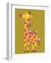 The Giraffe and the Monkeys-Nathalie Choux-Framed Art Print