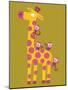 The Giraffe and the Monkeys-Nathalie Choux-Mounted Art Print