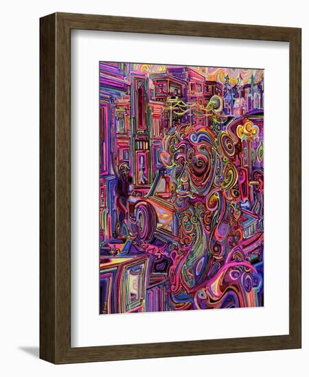 The Giraffe Lady-Josh Byer-Framed Giclee Print