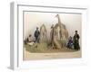 The Giraffes with the Arabs, 1836-George The Elder Scharf-Framed Giclee Print