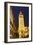 The Giralda at Night, UNESCO World Heritage Site, Seville, Andalucia, Spain, Europe-Stuart Black-Framed Photographic Print