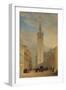 The Giralda Seen from Calle Placentines-José Domínguez Bécquer-Framed Giclee Print