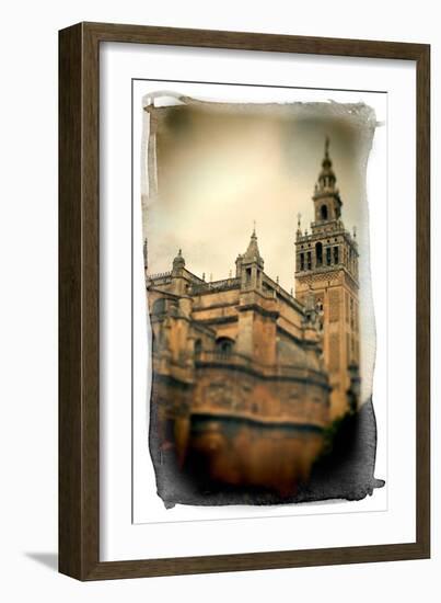 The Giralda Tower and the Cathedral (South-East View), Seville, Spain-Felipe Rodriguez-Framed Photographic Print