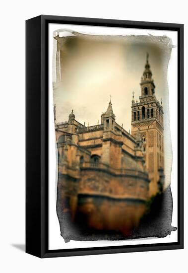 The Giralda Tower and the Cathedral (South-East View), Seville, Spain-Felipe Rodriguez-Framed Stretched Canvas